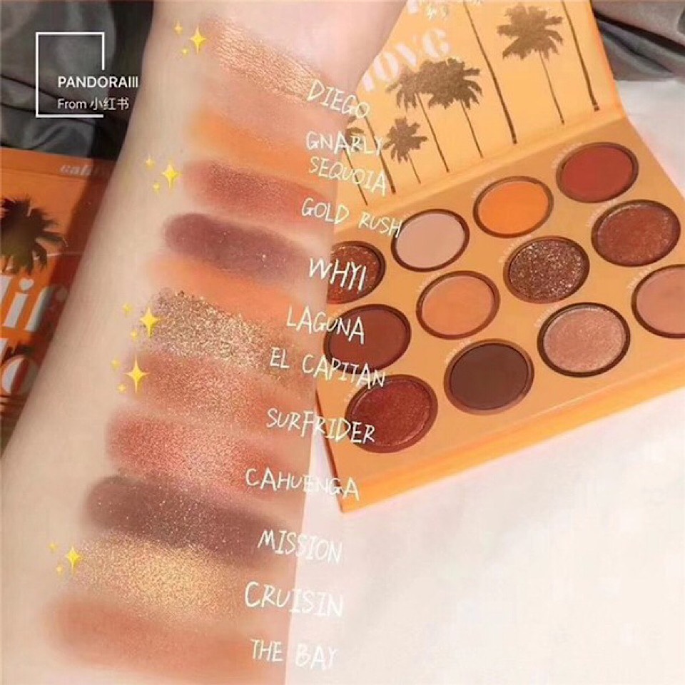 Bảng Phấn Mắt Nhũ ColourPop California Love